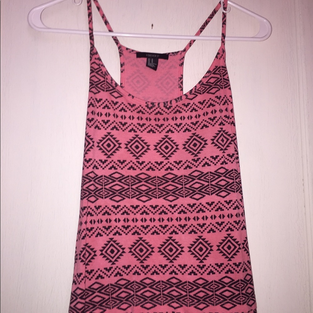 Forever 21 tribal print tank top